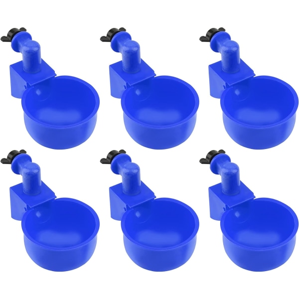 6-pack 3/8\" Automatisk Vattenare, Automatisk Kycklingvattenare, Kyckling