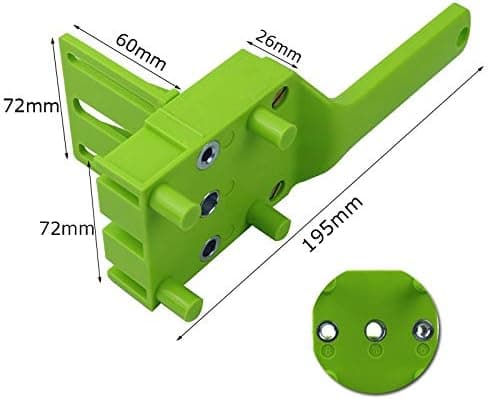 Verktøy for boring av dowel-hull i tre, håndholdt boreguide for til