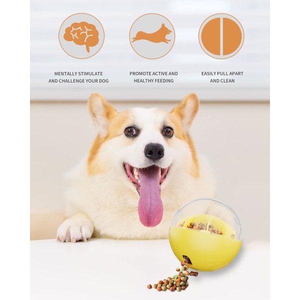 Behandling dispensering hund leksak boll, inomhus hundar använder shaking cuck