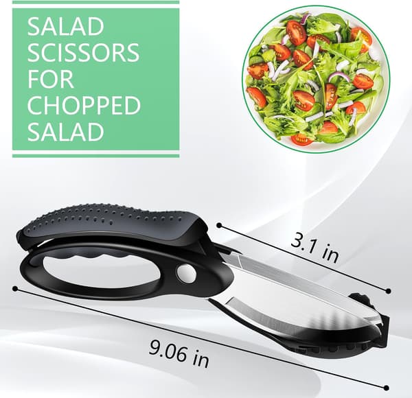 Salatsaks for hakket salat, dobbeltkant i rustfritt stål
