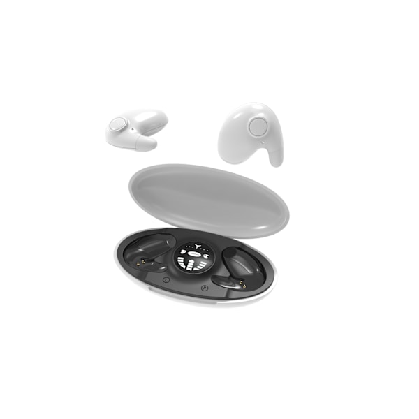 Bluetooth-headset trådlöst i örat brusreducering privatläge
