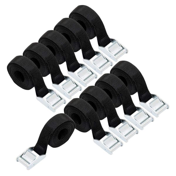 Sett med 10 stropper, lengde 3 m, bredde 25 mm, stroppkapasitet