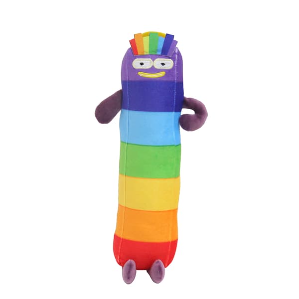 Plushleksak med siffror 1-10, plyschdocka för barn, lekmatta