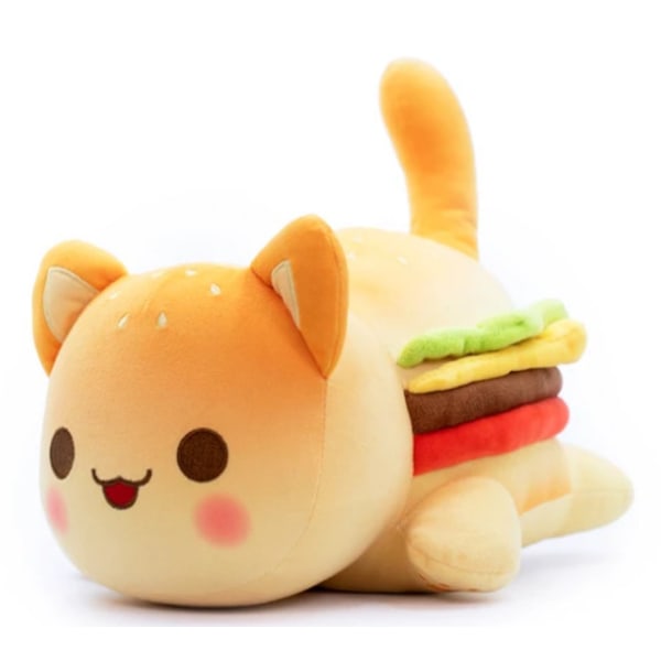 Hamburger cat plush toy