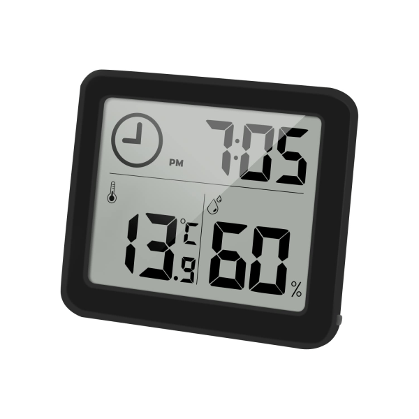 Digital Termometer/Hygrometer 3.2” LCD Stor Skærm Indendørs Ambi