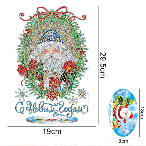 Gör-det-själv Diamond painting Dekorationskort Julklapp Hem Thre DXGHC