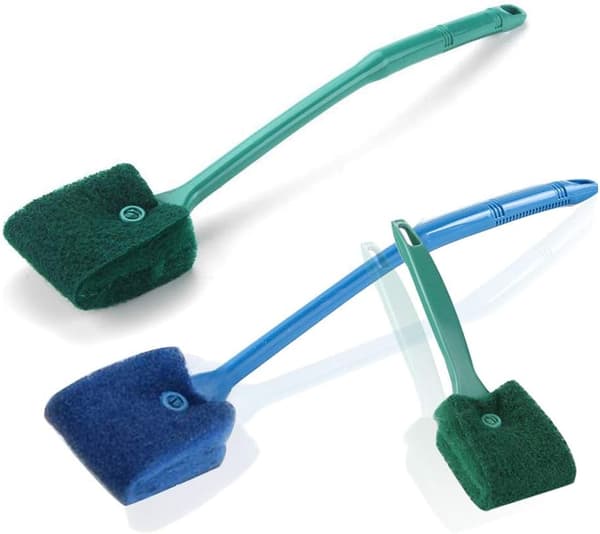 3-pack dubbelsidig akvarium algborste, fisk
