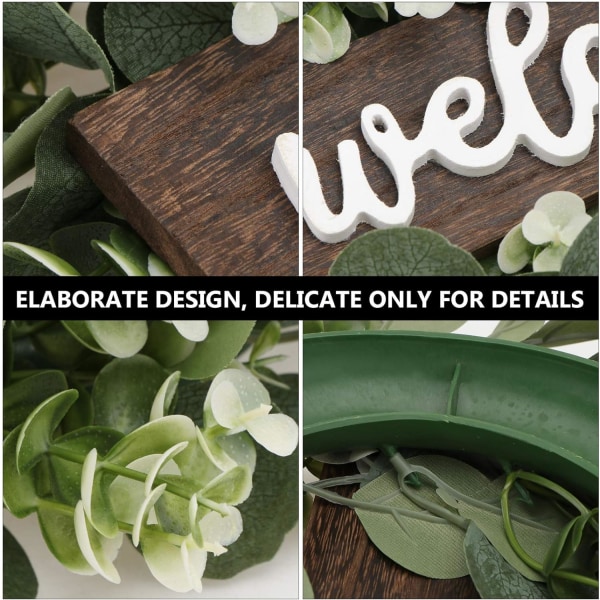 Kunstig Eucalyptus Krans Bladkrans Velkommen Krans Doo DXGHC