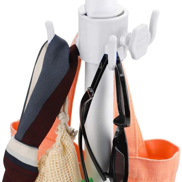 Sæt med 2 Firebenede Parasol-Krog Bolte Tilbehør Plastik Krog