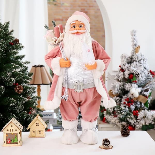 Jultomte Docka, 30cm Hög Jultomte, Julfigurer Prydnad