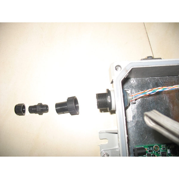 1 stk. RJ45 Netværksconnector: Vandafvisende, Brandhæmmende, Brand