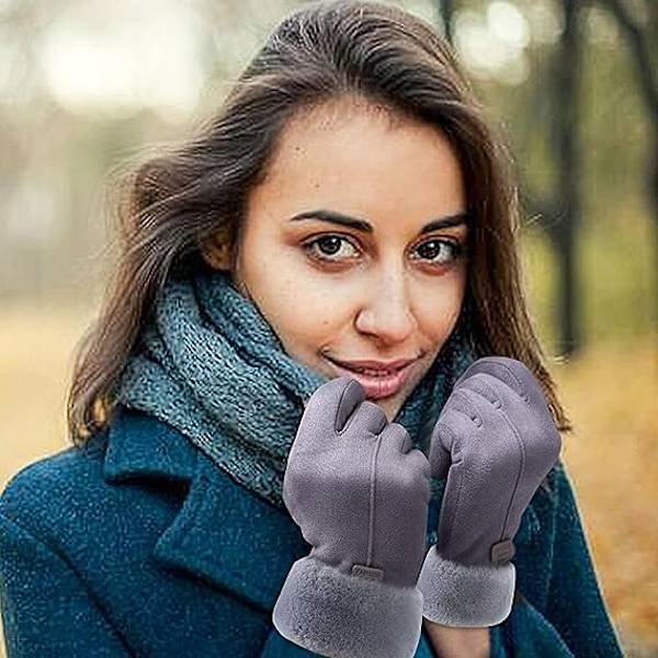 Vinterhandskar för Kvinnor Varma Pekskärm Handske Vindtät Elastisk