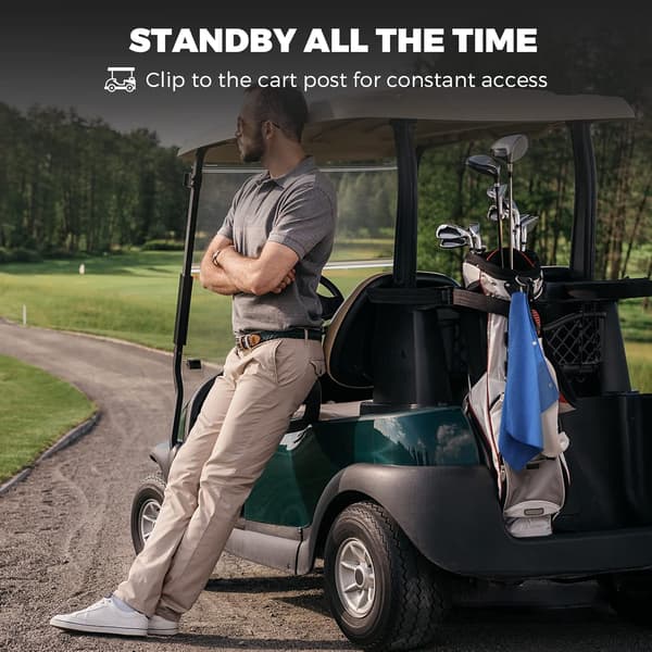 3 Pak Golf Håndklæde, Golf Håndklæde til Golfposer med Klips, Waffle Pat