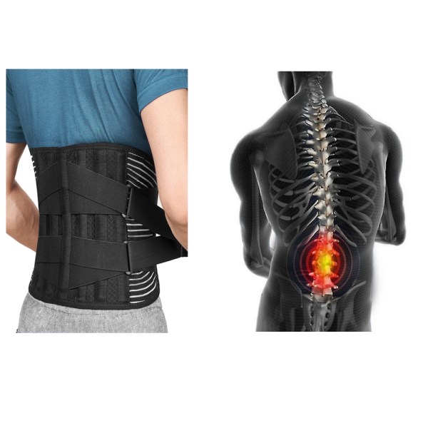 Back Braces for Lower Back Pain Relief with 6 Stays,X-Large，Breat