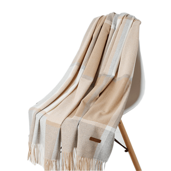 Ullhalsduk för kvinnor, mångsidig sjal, tjock cashmere, varm halsduk