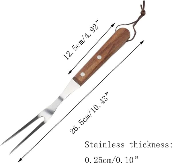 Carvinggaffel Kockgaffel Grillgaffel Träköttsgaffel Sterling M