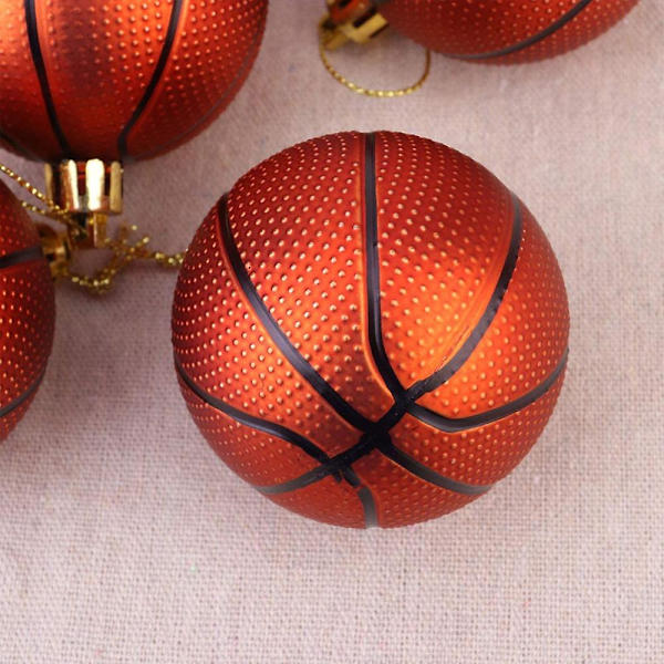 6cm Julebasketbold Julepynt Bold Juletræ