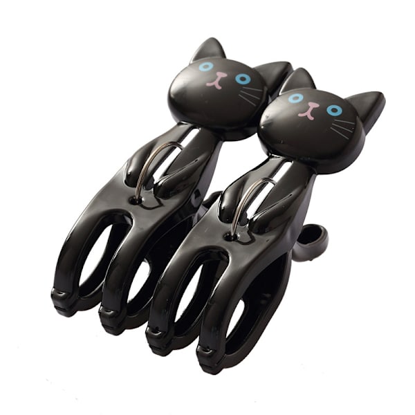 Clips Pose-Clips Katteformede Pose-Clips, 4 stk Katte Chip Clips til DXGHC
