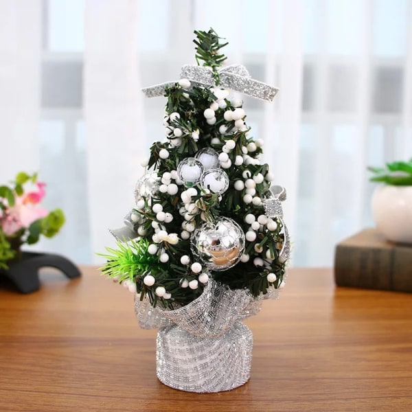 Julgranskulor Träd 20cm Mini Juldekorativa Träd Juldagen De