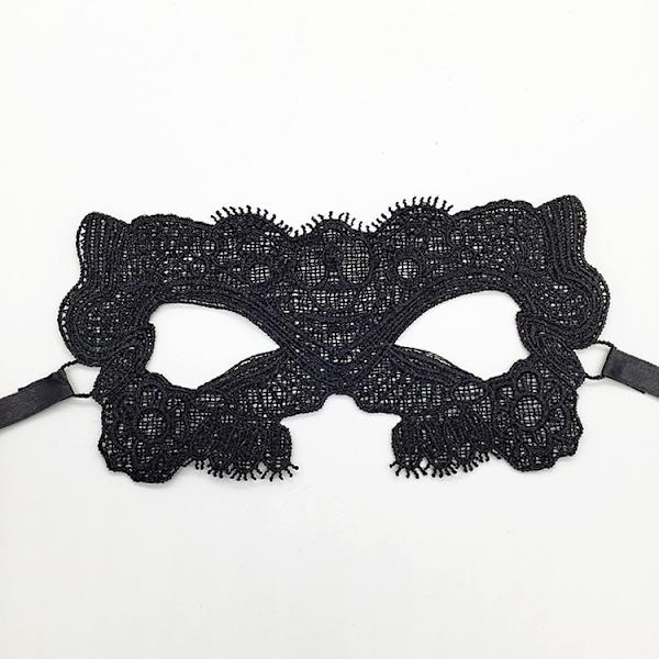 Sexig Svart Spetsmask för Kvinnor till Maskerad Halloweenfest Pro DXGHC