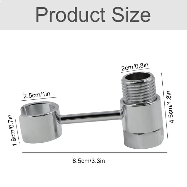 Dusjhodeholder Hånddusj Krok - Tilkobling 20mm Universal