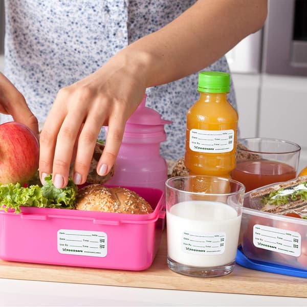 3 rullar cateringmatsetiketter Matdatum förvaringslappar 1 x 2 tum