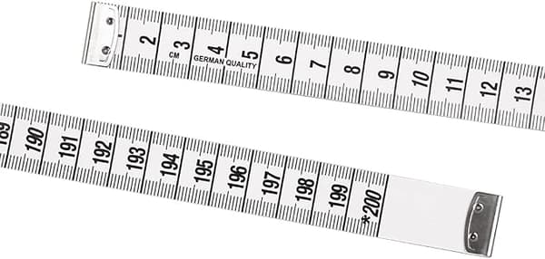 Måttband Set med 2 för Kropp, Tyg Sömnad och Hantverk, Inrullningsbart