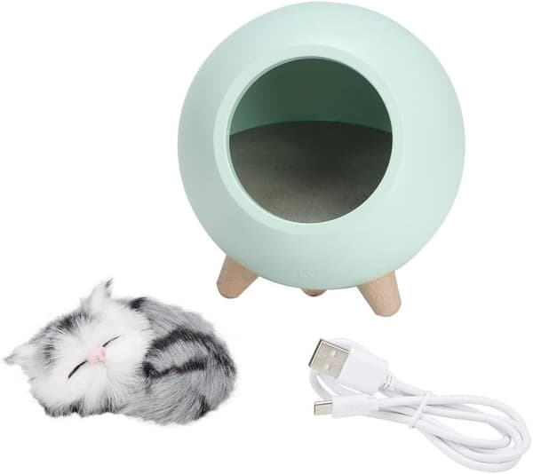 Katt nattlampe, søt nattlys for kjæledyr
