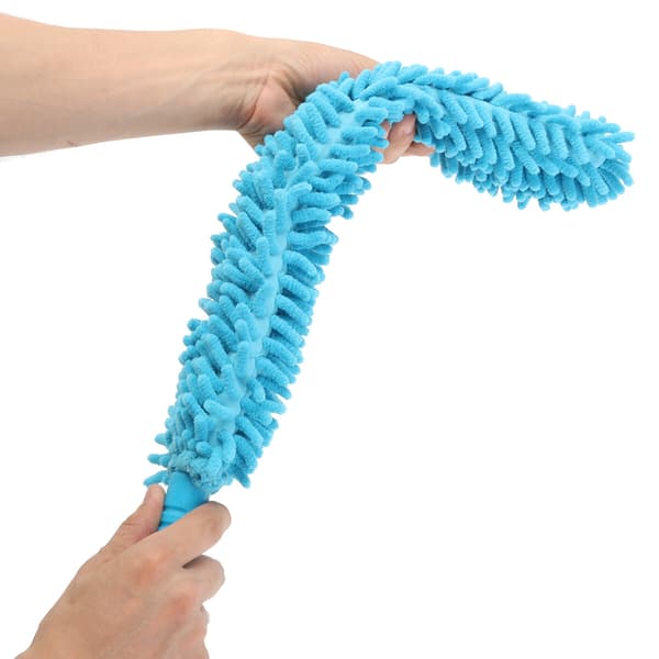 16\" Fleksibel Mikrofiber Bilvaskbørste med Plastgrep Hjulvask