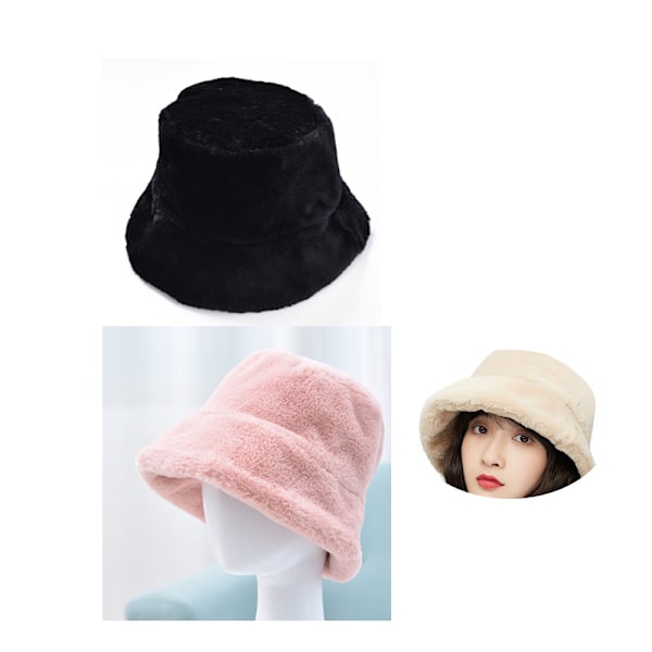 2 kpl Kalastajan hattu naiselle syksy ja talvi plushi allas korkki Korean