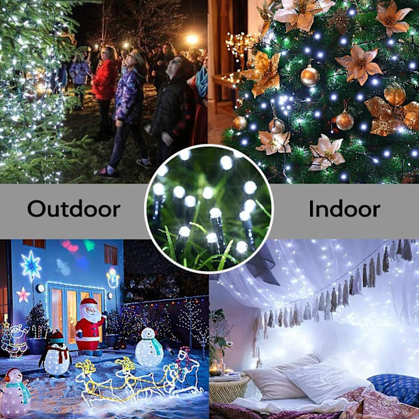 Julgransljuskedja, 30M 300 LED Julbelysning Utomhus