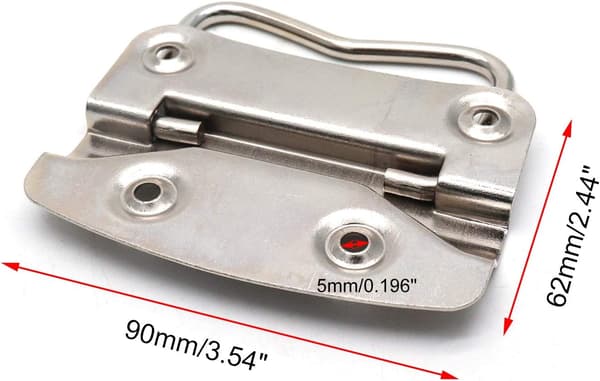 Dragstänger för verktygslåda Lyftdörr Bröst - Pack med 4 (Medium)