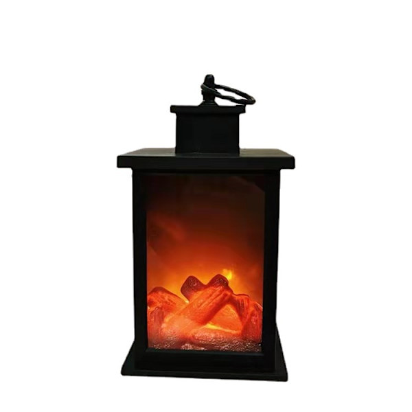 LED Flammelysboks - Moderne Retro Pejslygte til Jul