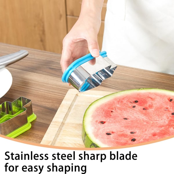 2 st Watermelon Slicer Vattenmelon Cutter Formformad Vattenmelon S