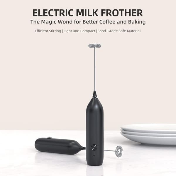 Elektrisk Mælkeskummer Genopladelig Mælkeskummer Mini Drikkeblander