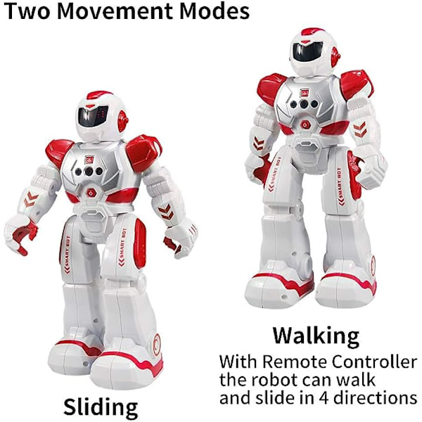 Intelligent Geststyrningsbar Programmerbar RC-robotleksak, Infraröd