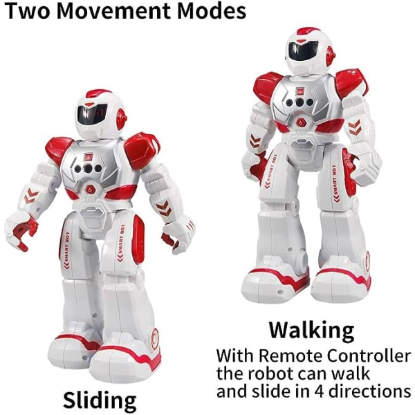 Intelligent Geststyrningsbar Programmerbar RC-robotleksak, Infraröd c