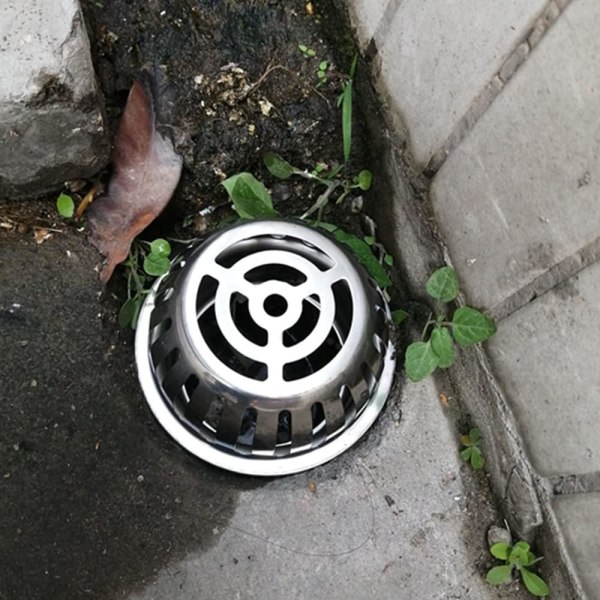 100mm Tagrende Filter Lavet af 304 Ø Rustfrit Stål Tagrende Beskyttelse