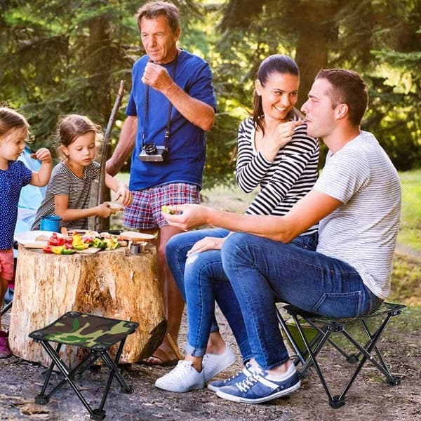 Minifoldingstol, bærbar campingkrakk, folding campingkrakk