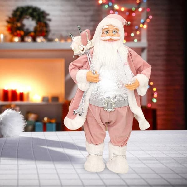 Jultomte Docka, 30cm Hög Jultomte, Julfigurer Prydnad