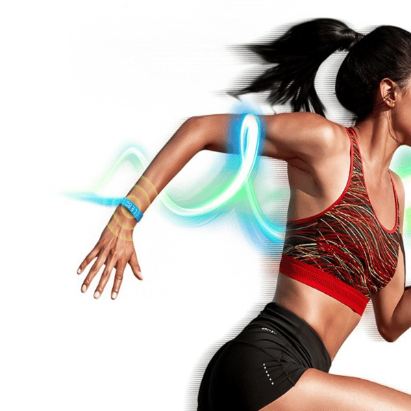 (Orange) Multifunktionellt Smart Armband med Stegräknare /