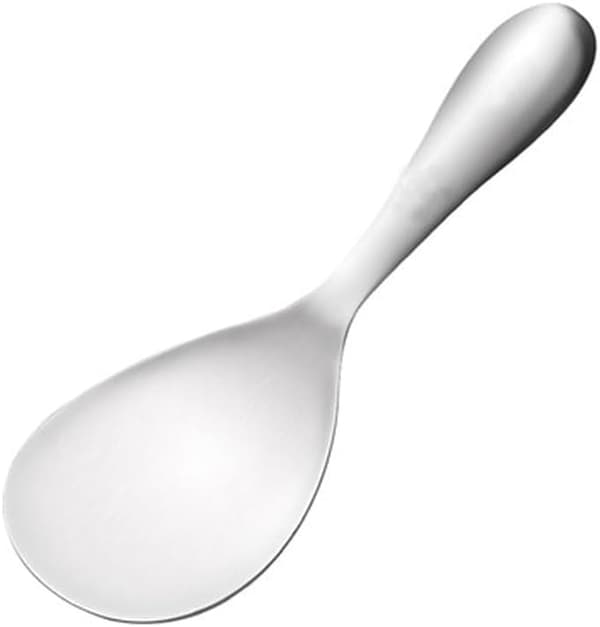 Serveringsske, 304 rustfrit stål ske, risotto ske, stor cu