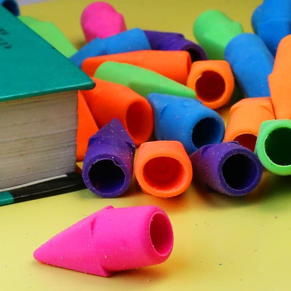 Blyanttoppen Eraser, Hetter Eraser, 100-pakning