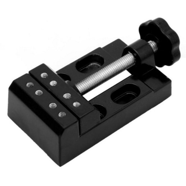 Mini Viseskivebordsklemme Valnød Clip-on Vise, Oliven, Bordvise DXGHC