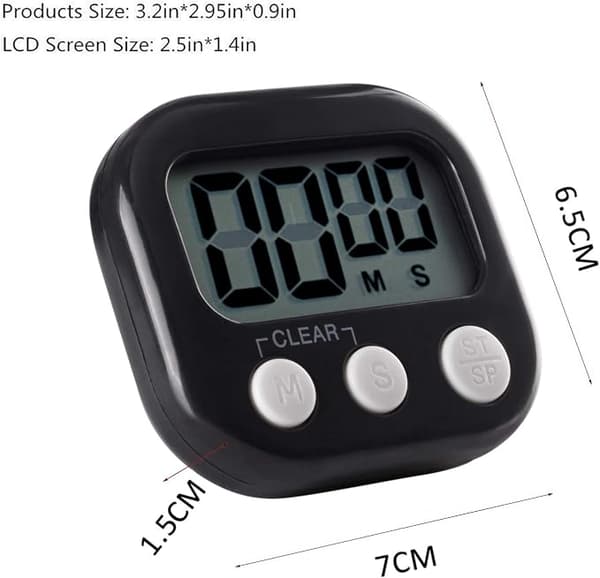 Digital Köktimer Köktimer med Digital Klockfunktion DXGHC