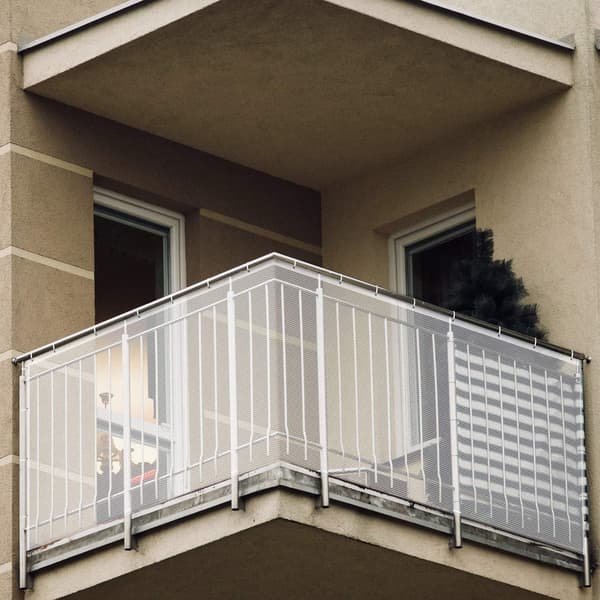 （Vit）Balkongräcke Skydd för Bebis - 3m x 1m, Barnsäkerhetsnät, St