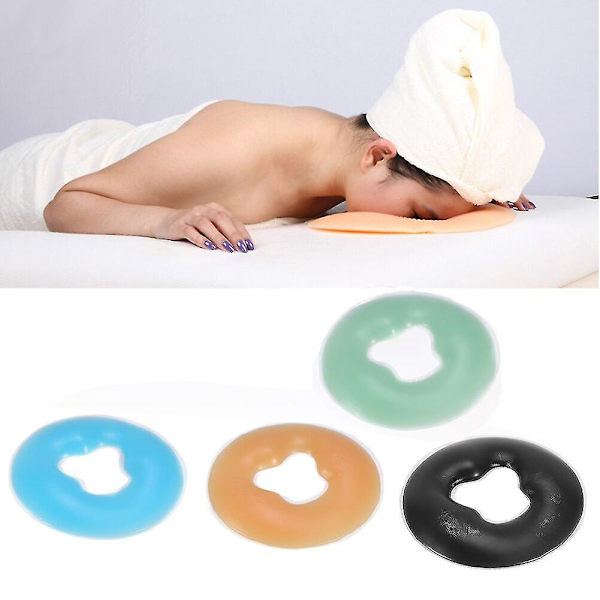 Silikonkudde för ansiktsmassage, skönhetssalong, spabord