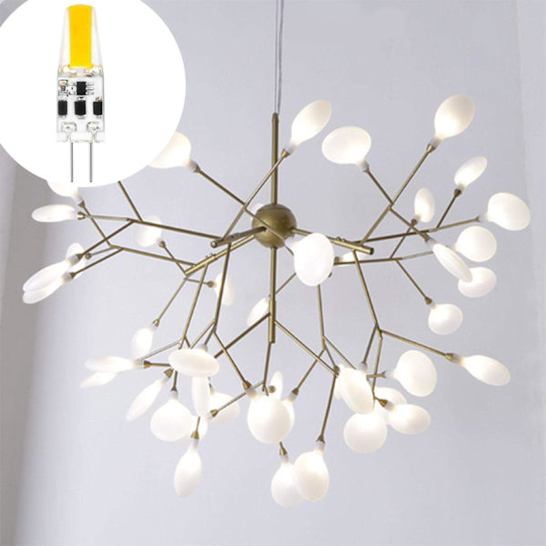 Energisparande Glödlampa, G4-Typ Lampfäste, AC/DC12V-24V, 2W V