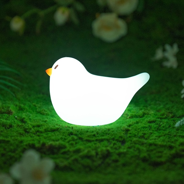 Peace Pigeon USB uppladdningsbar nattlampa presentsäng för barn