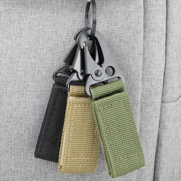 3 st Outdoor Camouflage Webbing Spänne Reseryggsäck Extern K